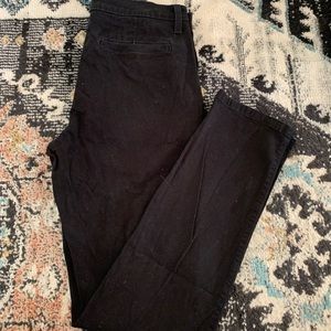 LIGHTLY WORN:MENS BLACK CHINOS